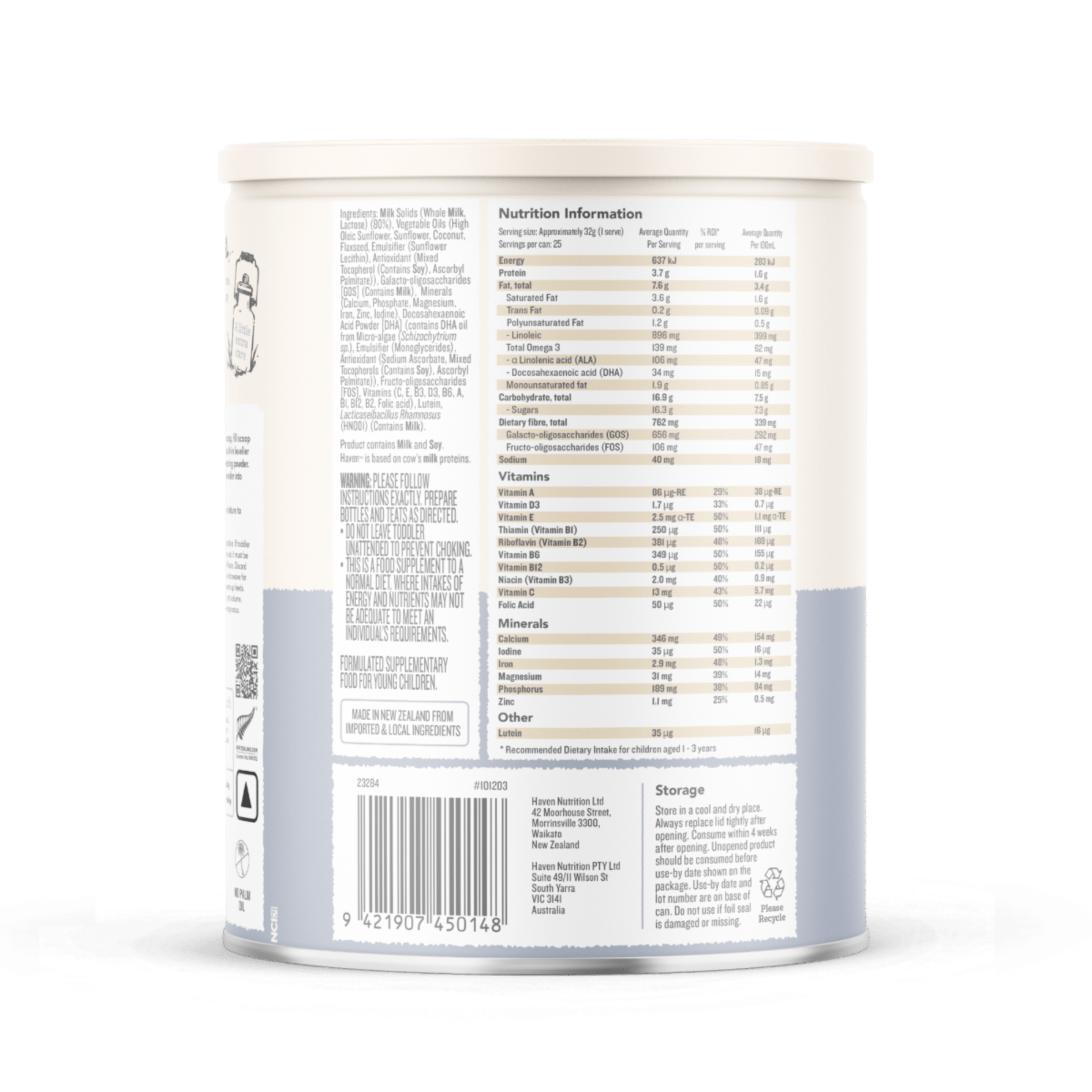 Haven A2 Toddler Milk