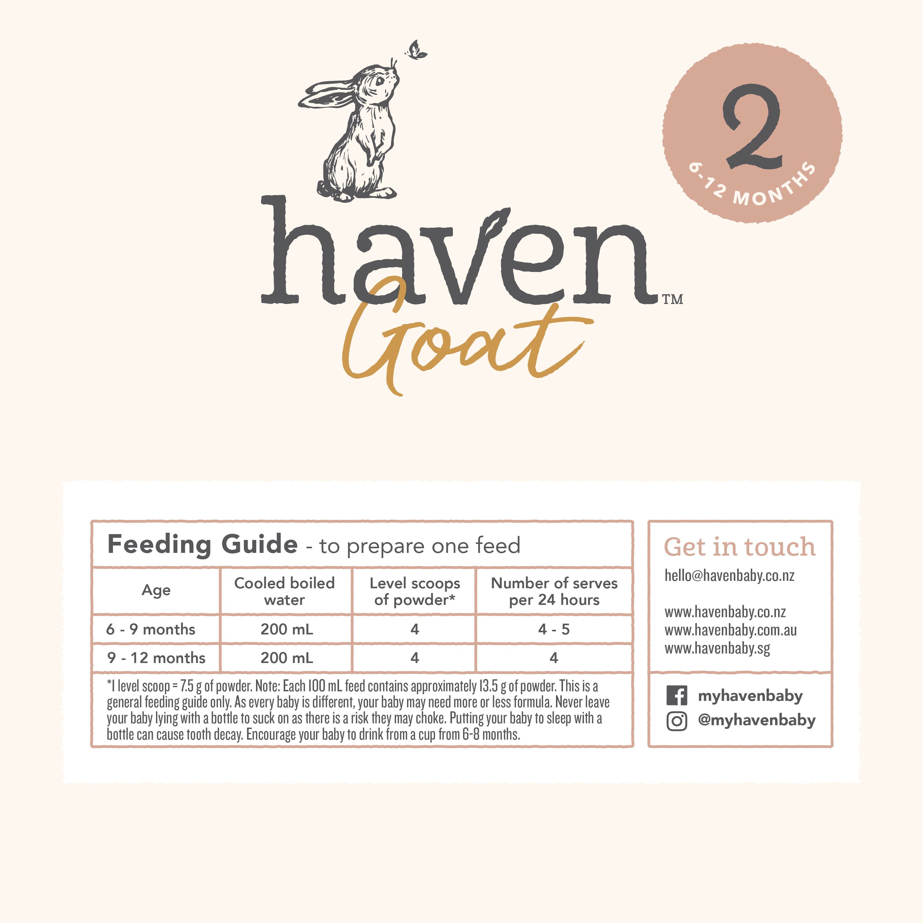 Haven Goat Follow-On Formula