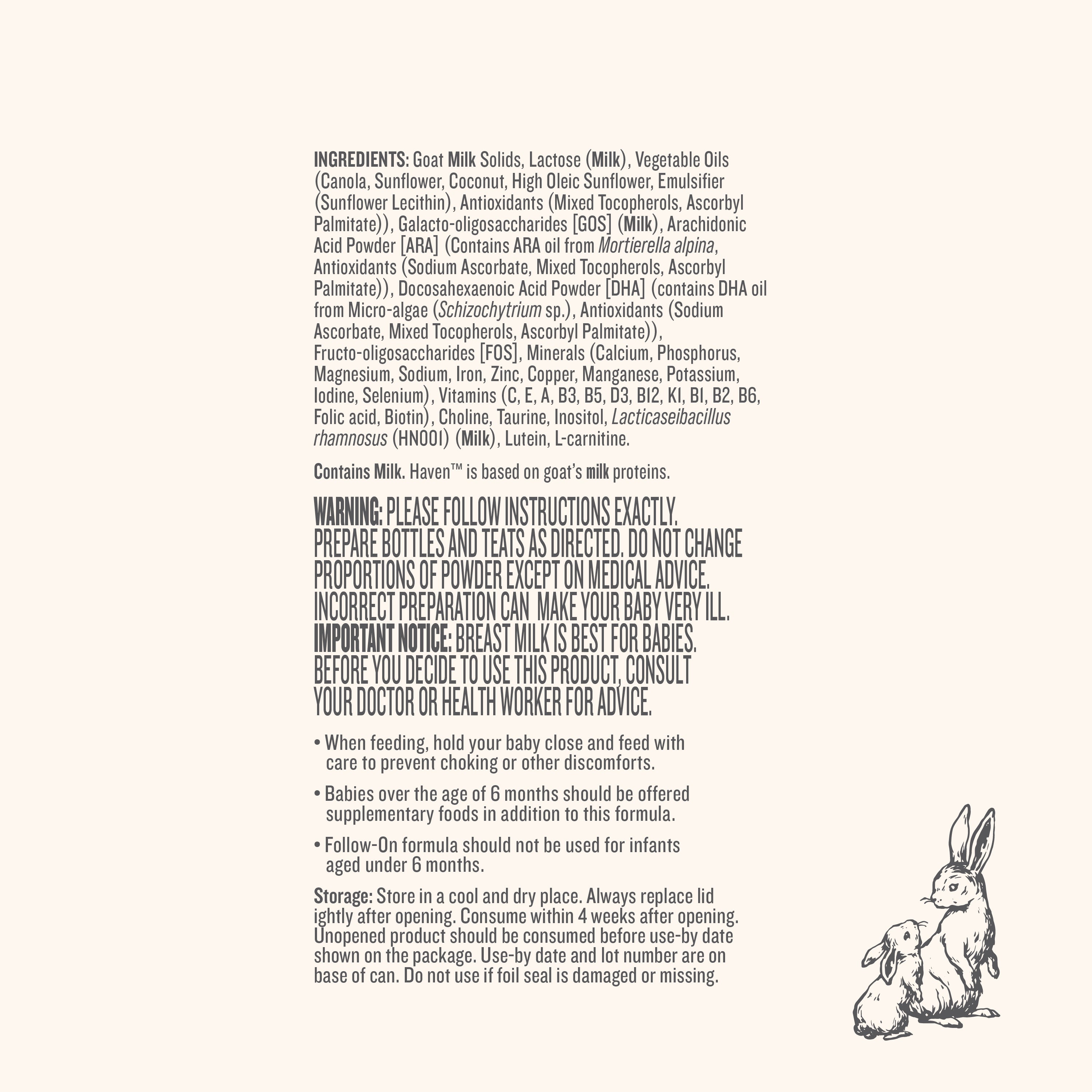Haven Goat Follow-On Formula