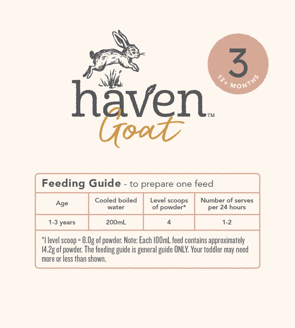 Haven Goat Toddler Milk